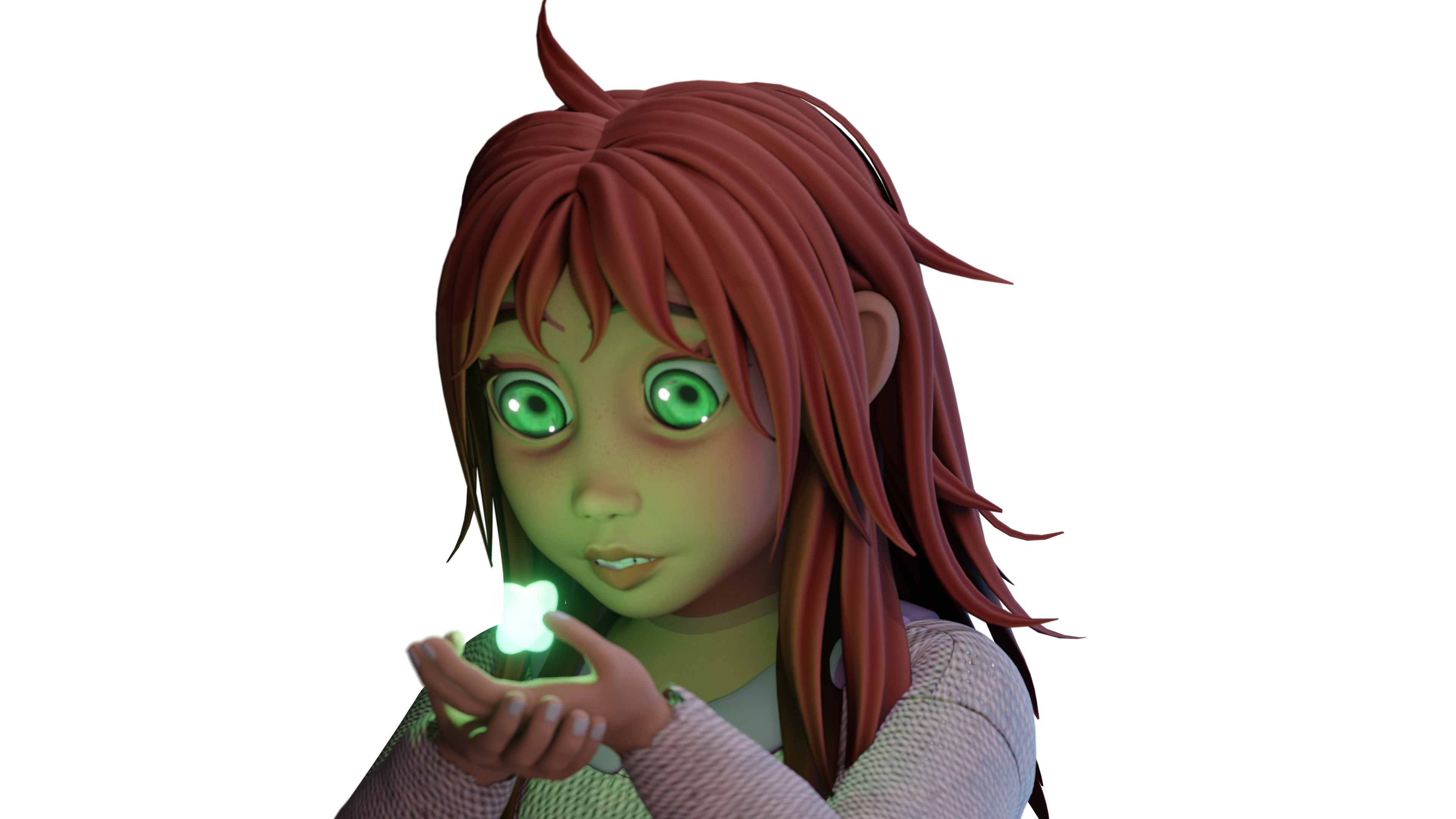 Freya 3D model — front