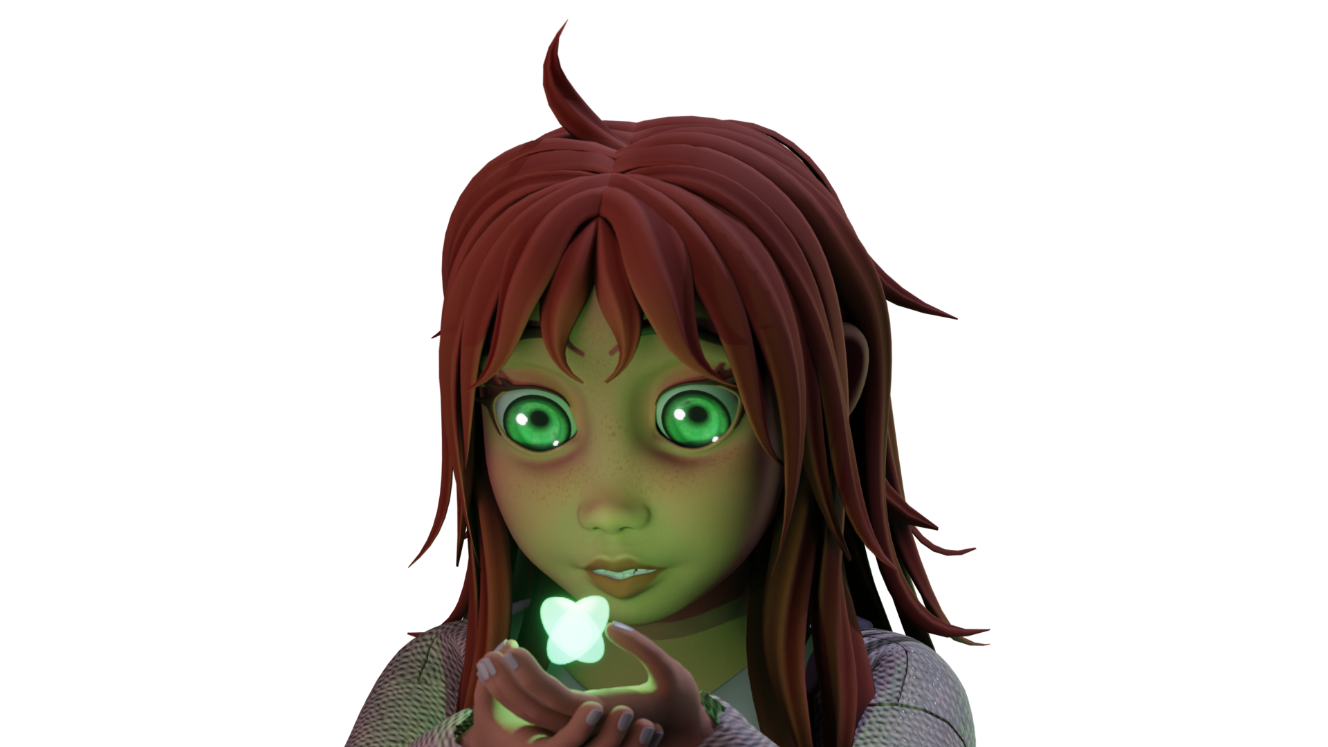 Freya 3D model — side